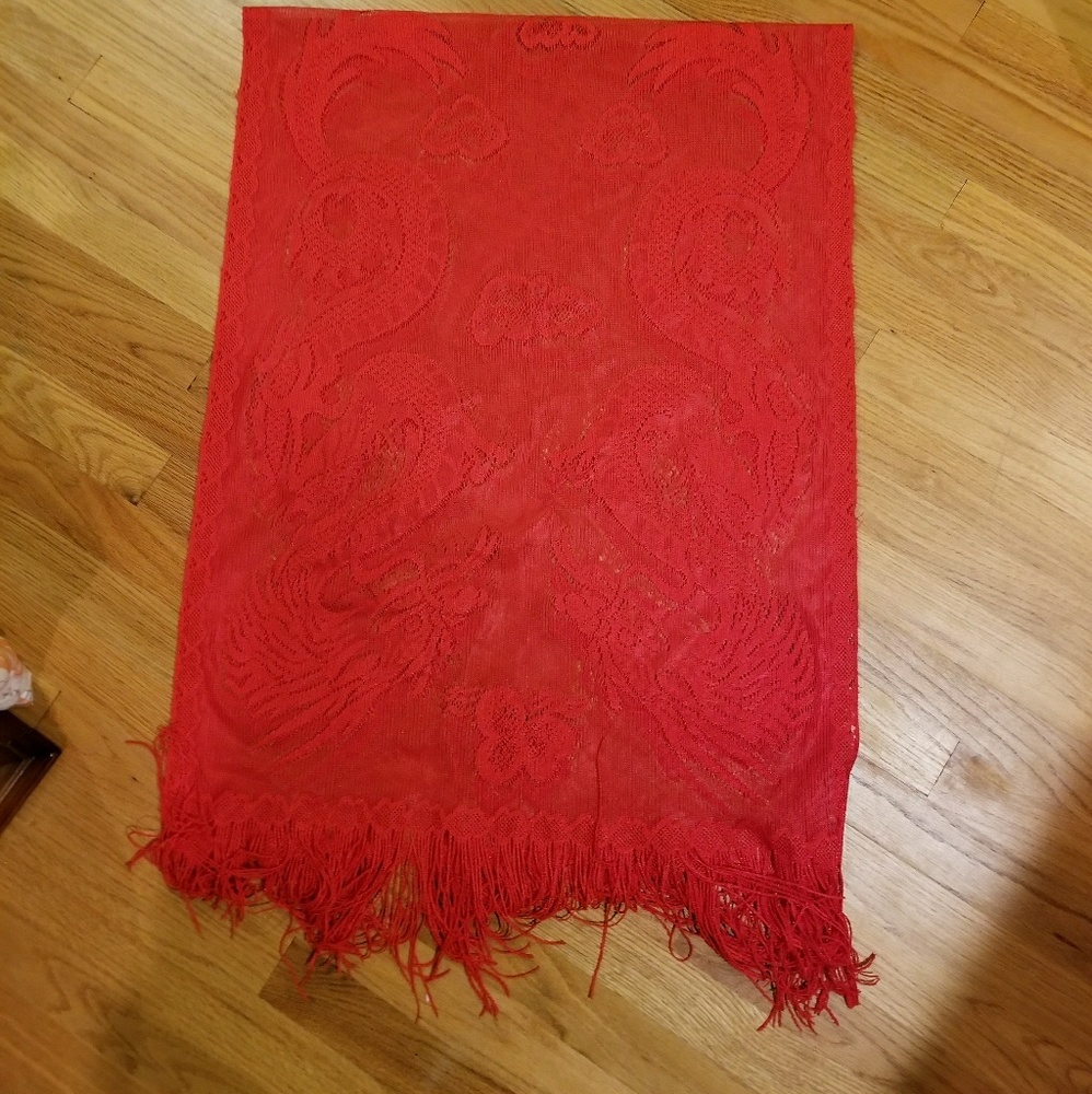 Red bathing suit  wrap